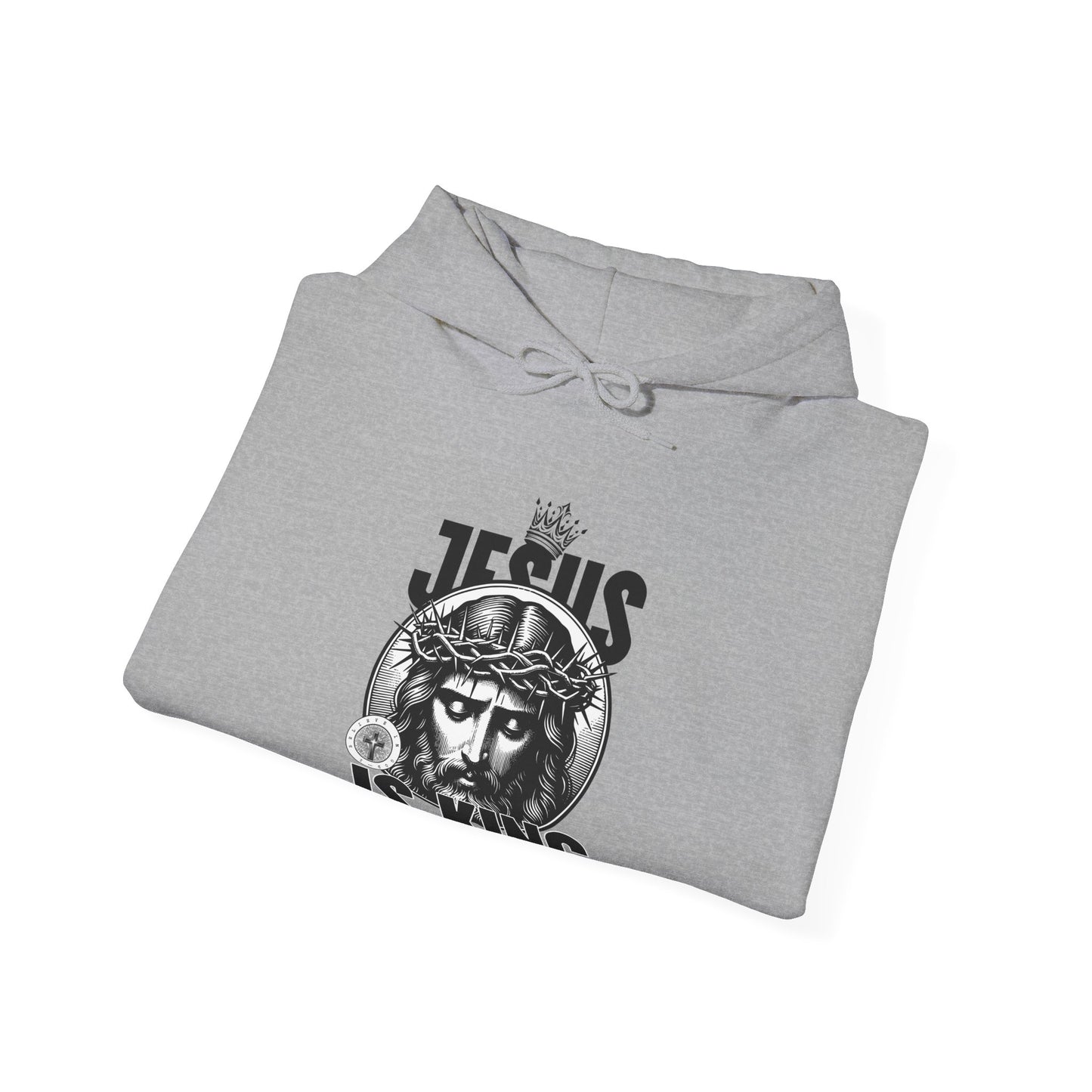 three Beat Jesus Is King Unisex Heavy Blend Hoodie