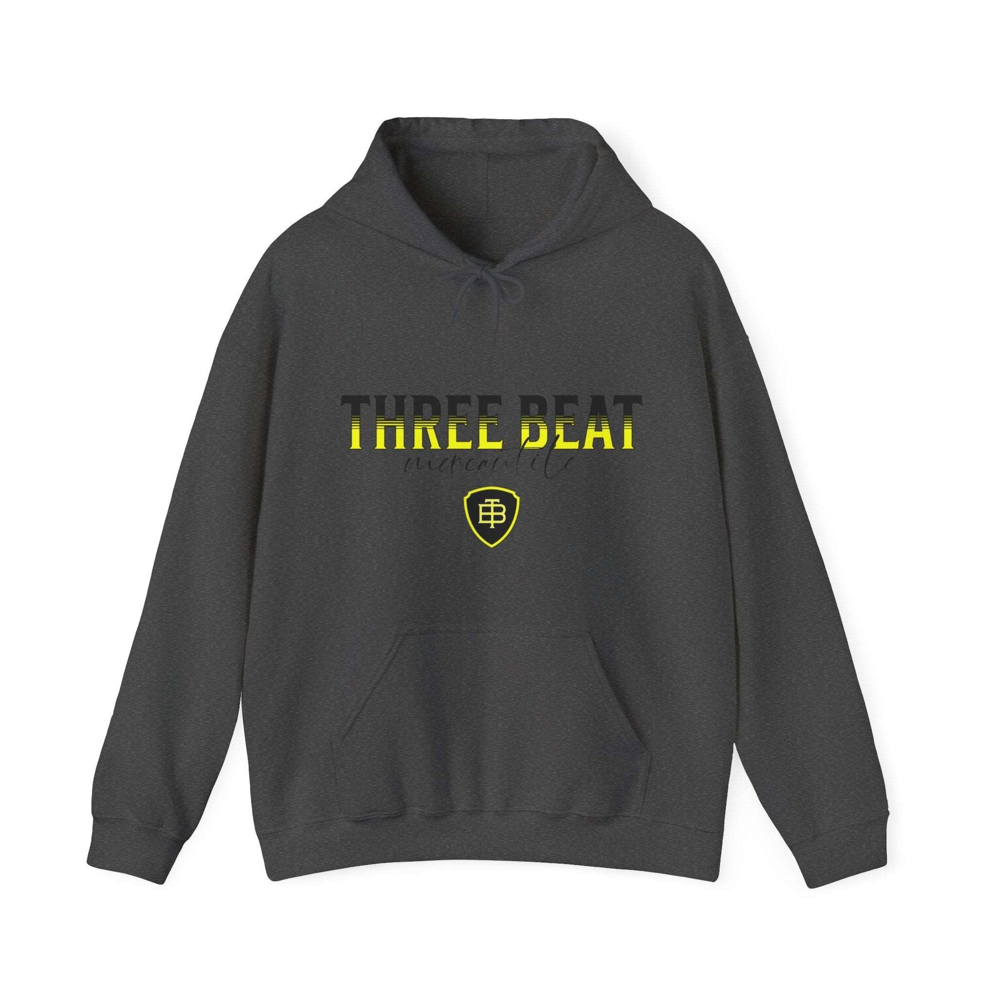 Three Beat Shield Lemon Unisex Heavy Blend™ Hooded Sweatshirt
