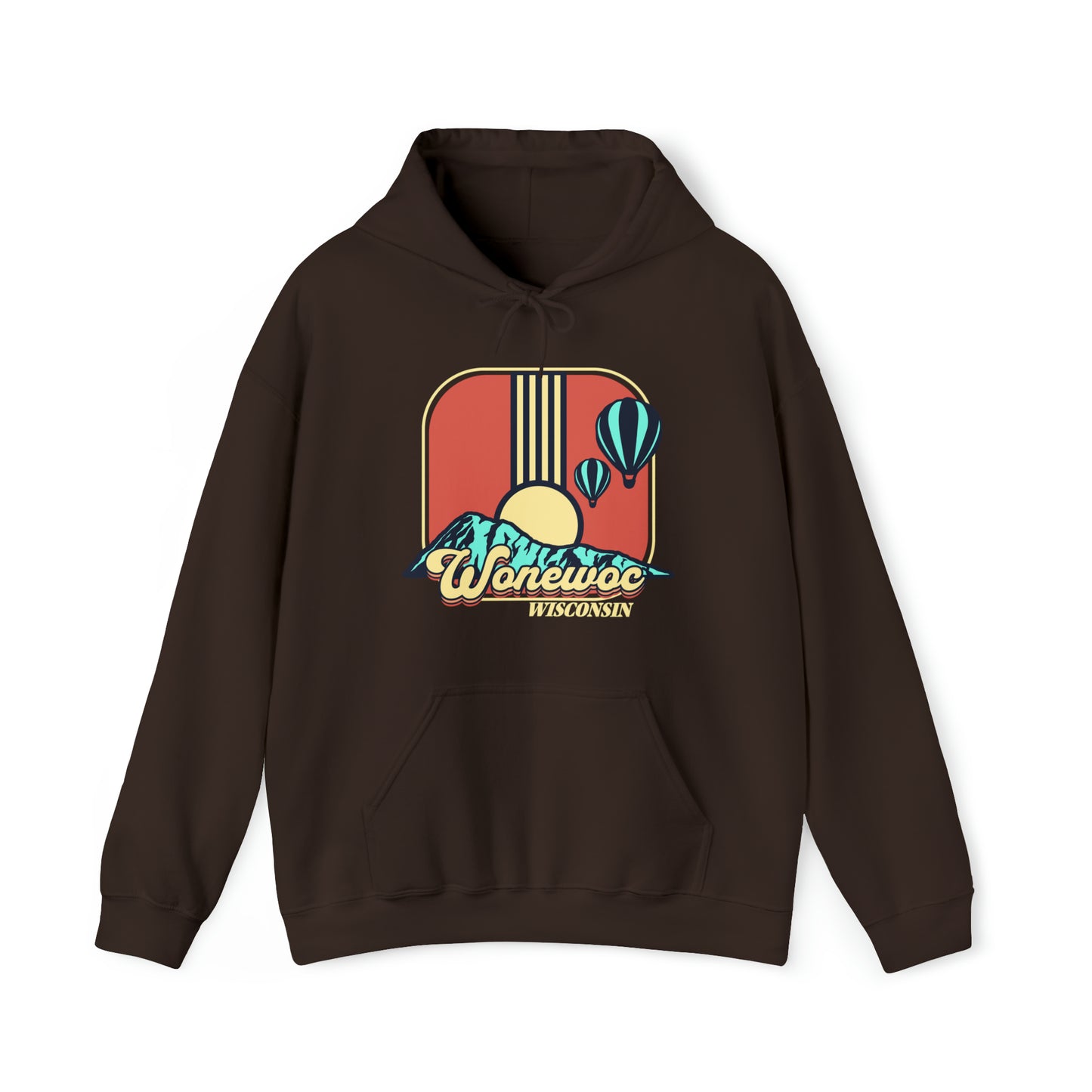 Three Beat Hometown Wonewoc Unisex Heavy Blend™ Hooded Sweatshirt