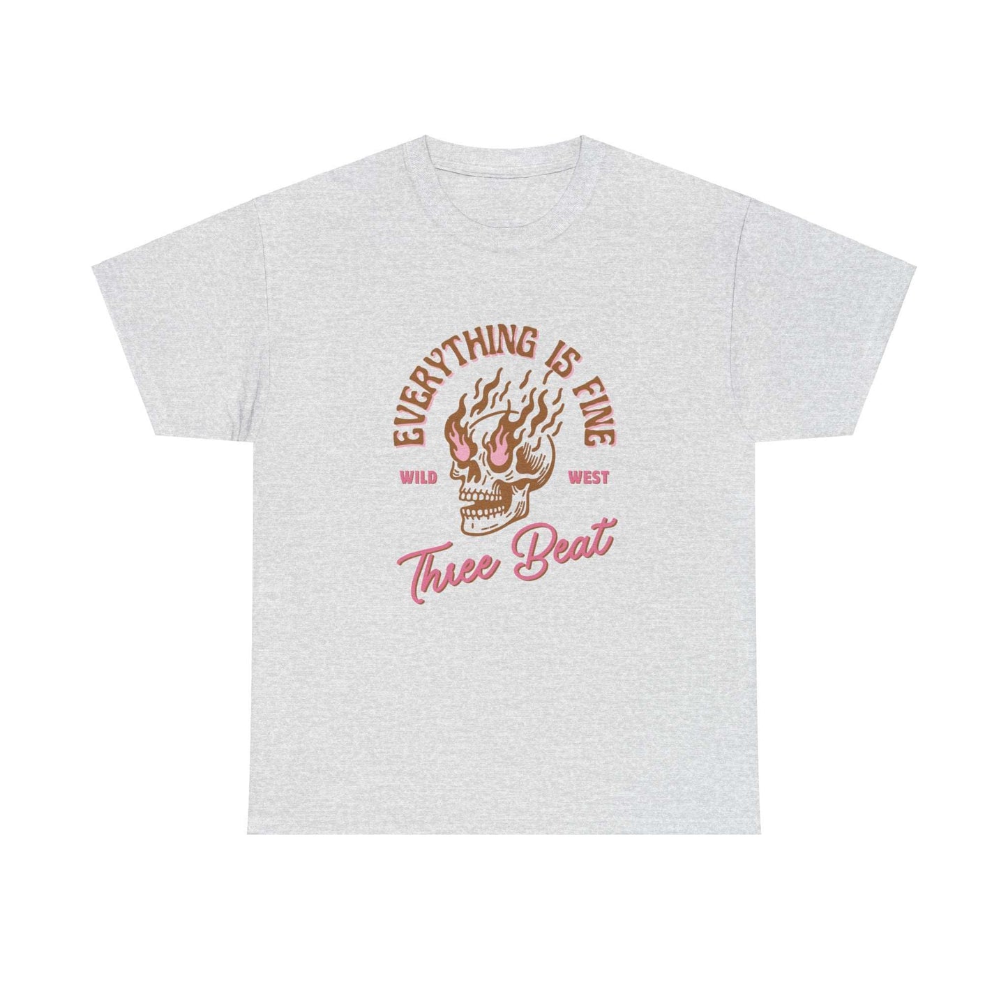Three Beat "Fine" Unisex Heavy Cotton Tee