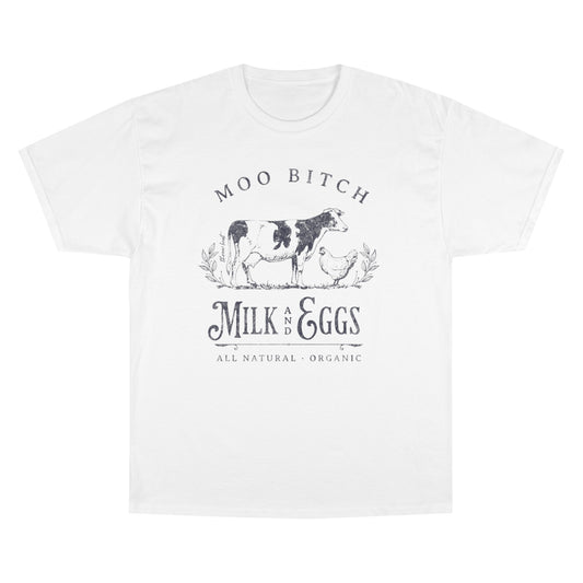 Three Beat Moo Champion T-Shirt