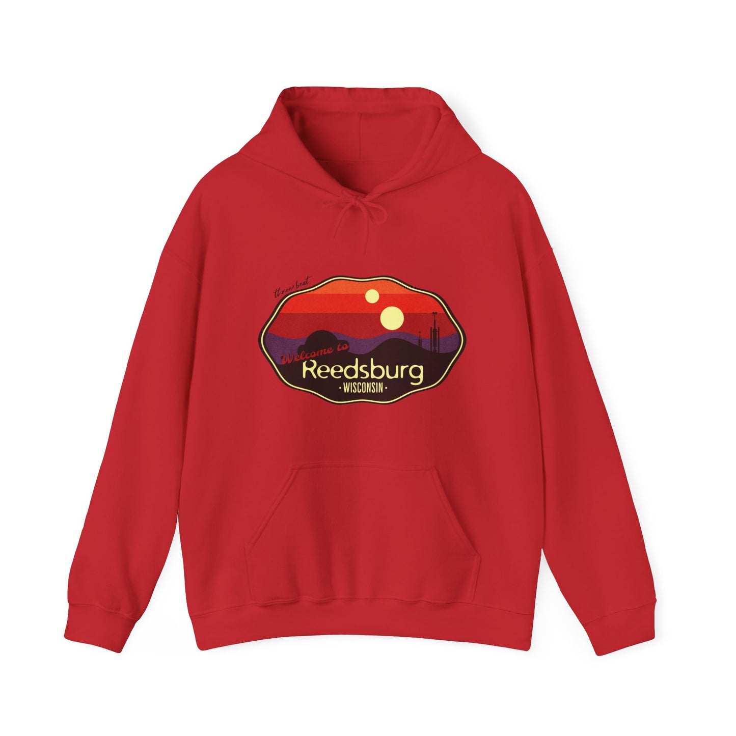 Three Beat Starburg Unisex Heavy Blend™ Hooded Sweatshirt