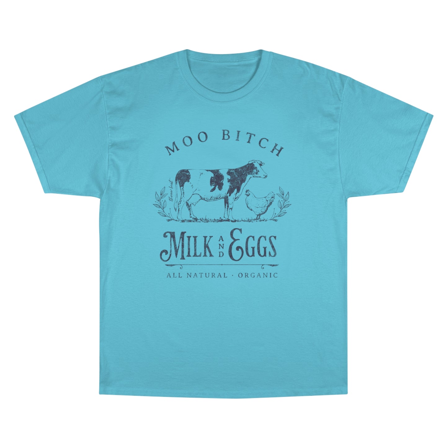 Three Beat Moo Champion T-Shirt
