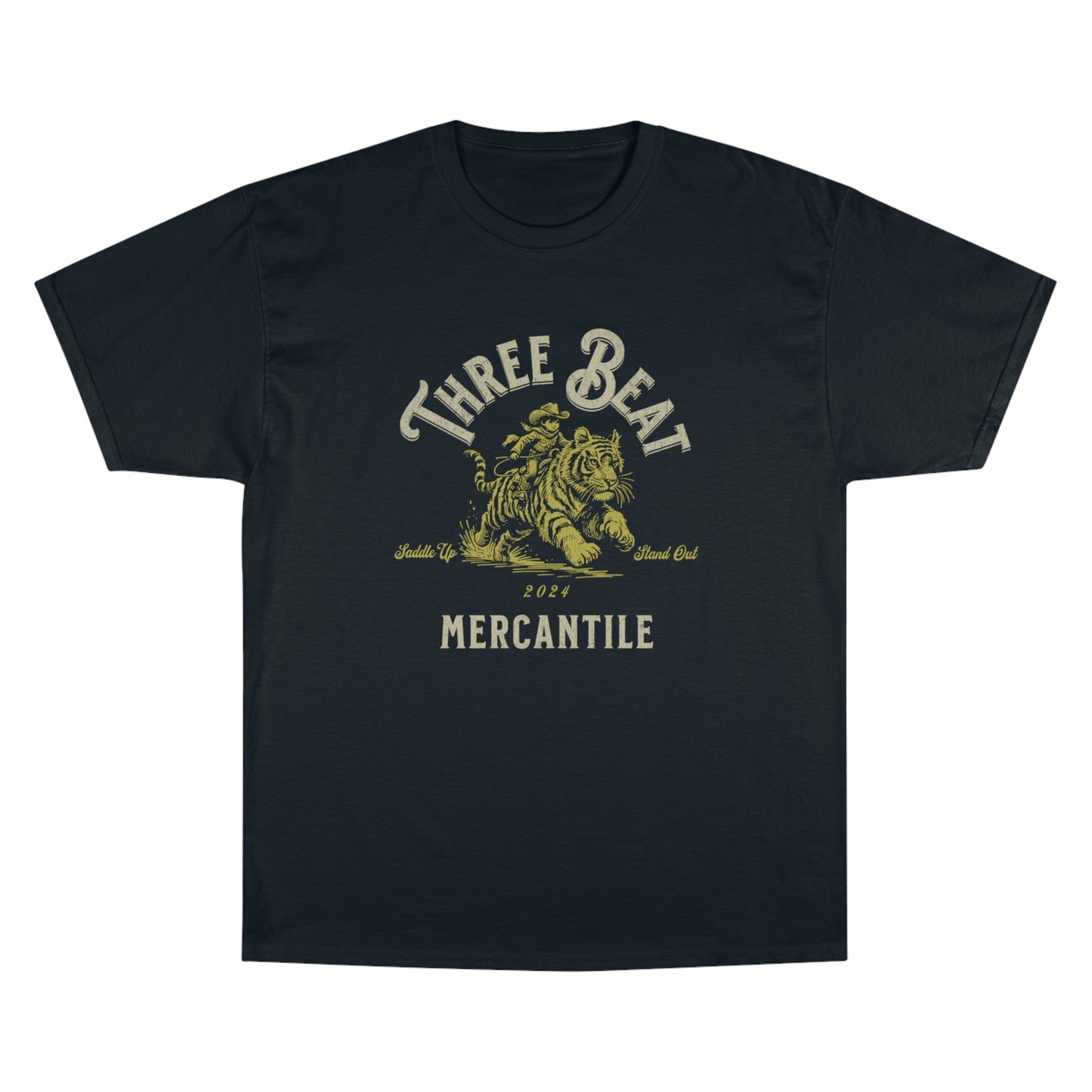 Three Beat Saddle Up Champion T-Shirt