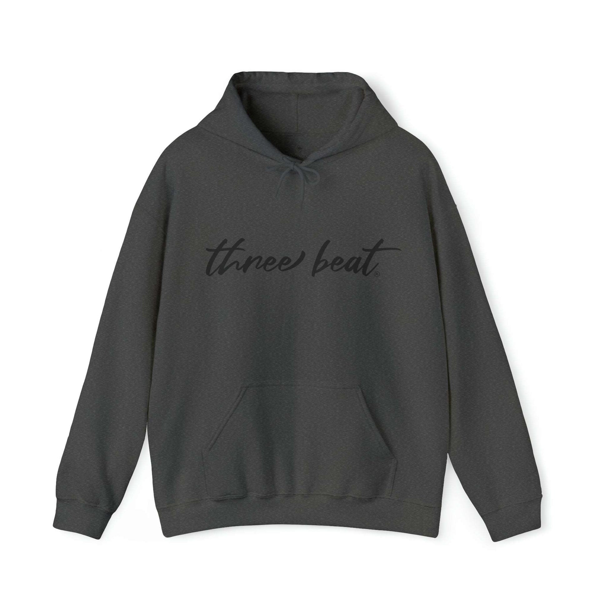 three beat Unisex Heavy Blend™ Hooded Sweatshirt