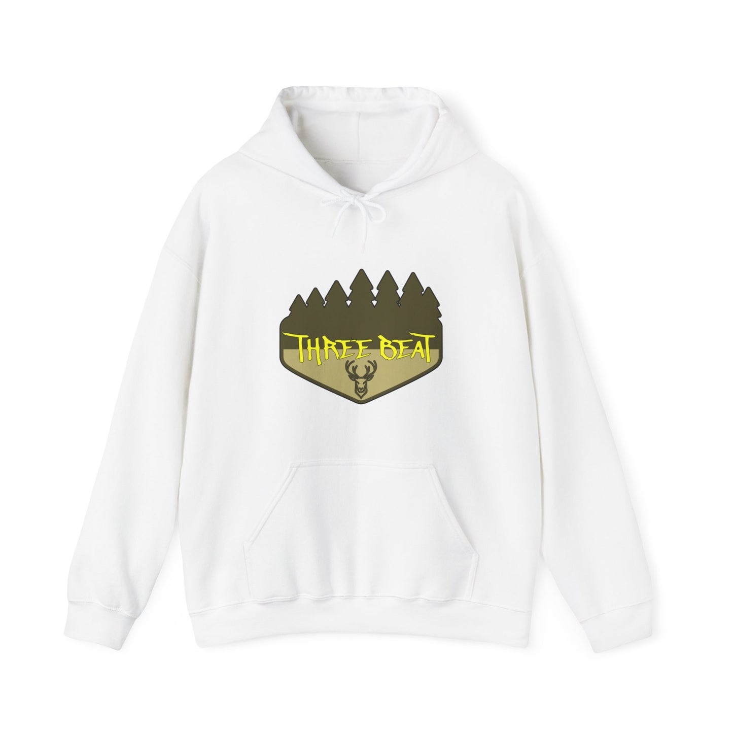 Three Beat Forrest Unisex Heavy Blend™ Hooded Sweatshirt