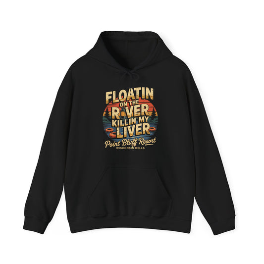 Floatin' on the River Hoodie - Unisex Heavy Blend™ Sweatshirt