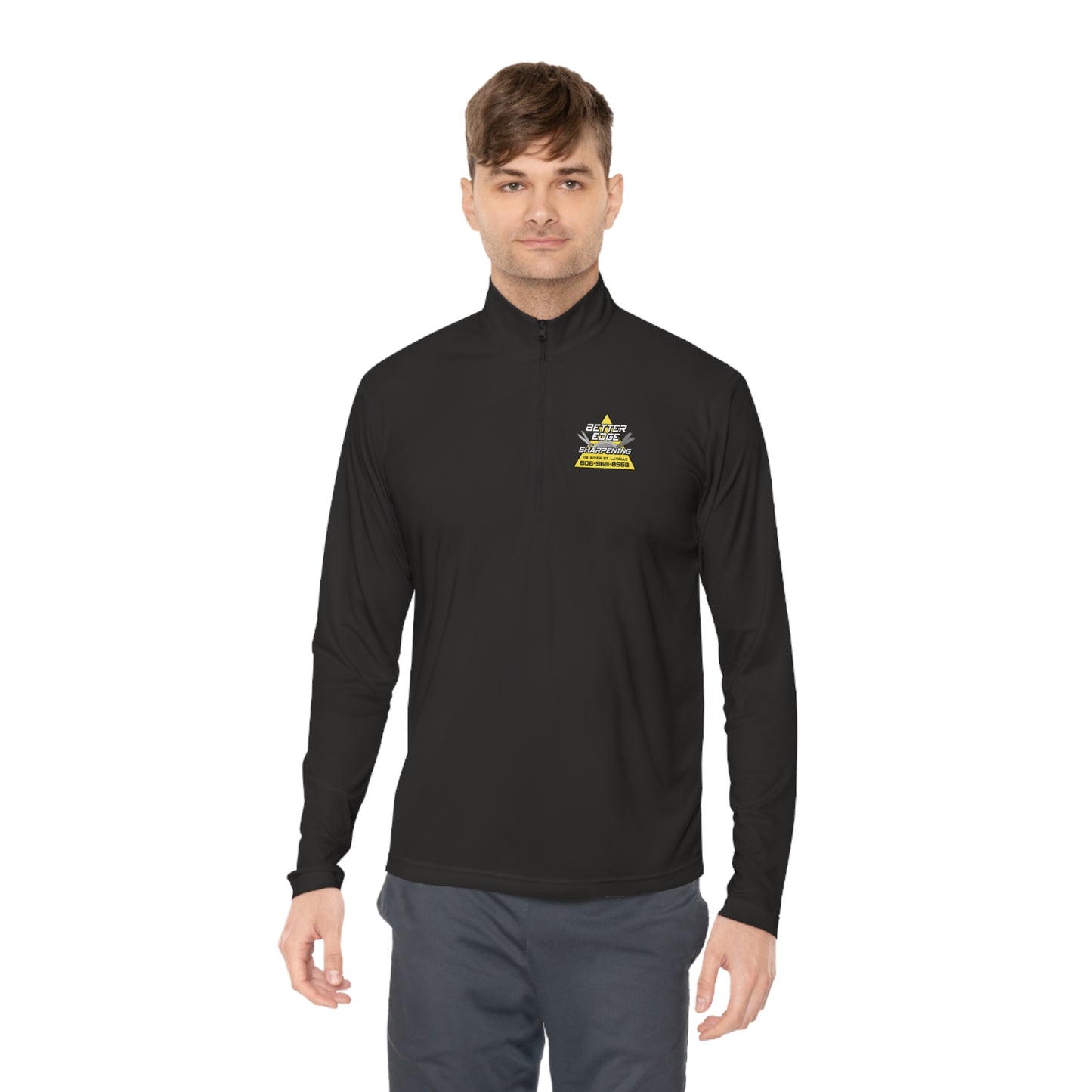 Better Edge Unisex Quarter-Zip Pullover