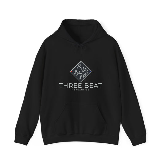 Three Beat Chess Unisex Heavy Blend™ Hooded Sweatshirt