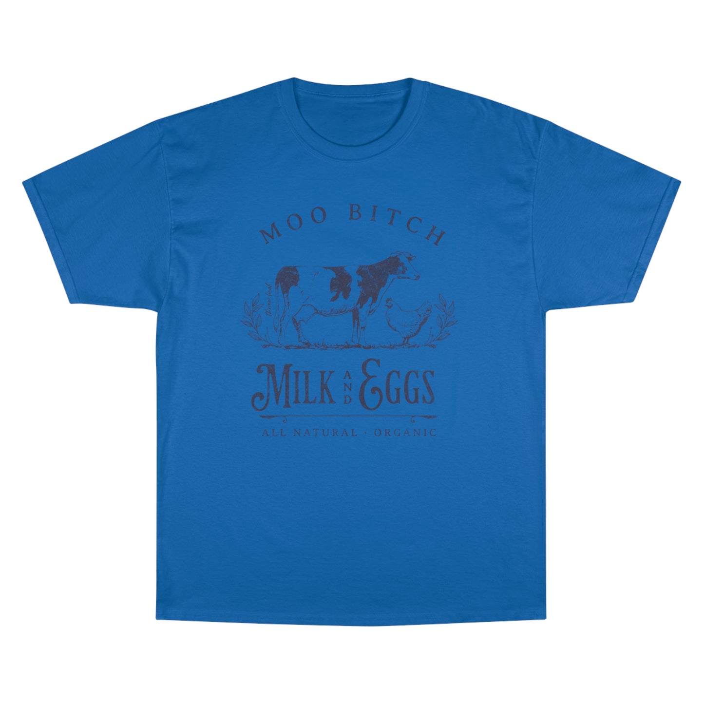 Three Beat Moo Champion T-Shirt
