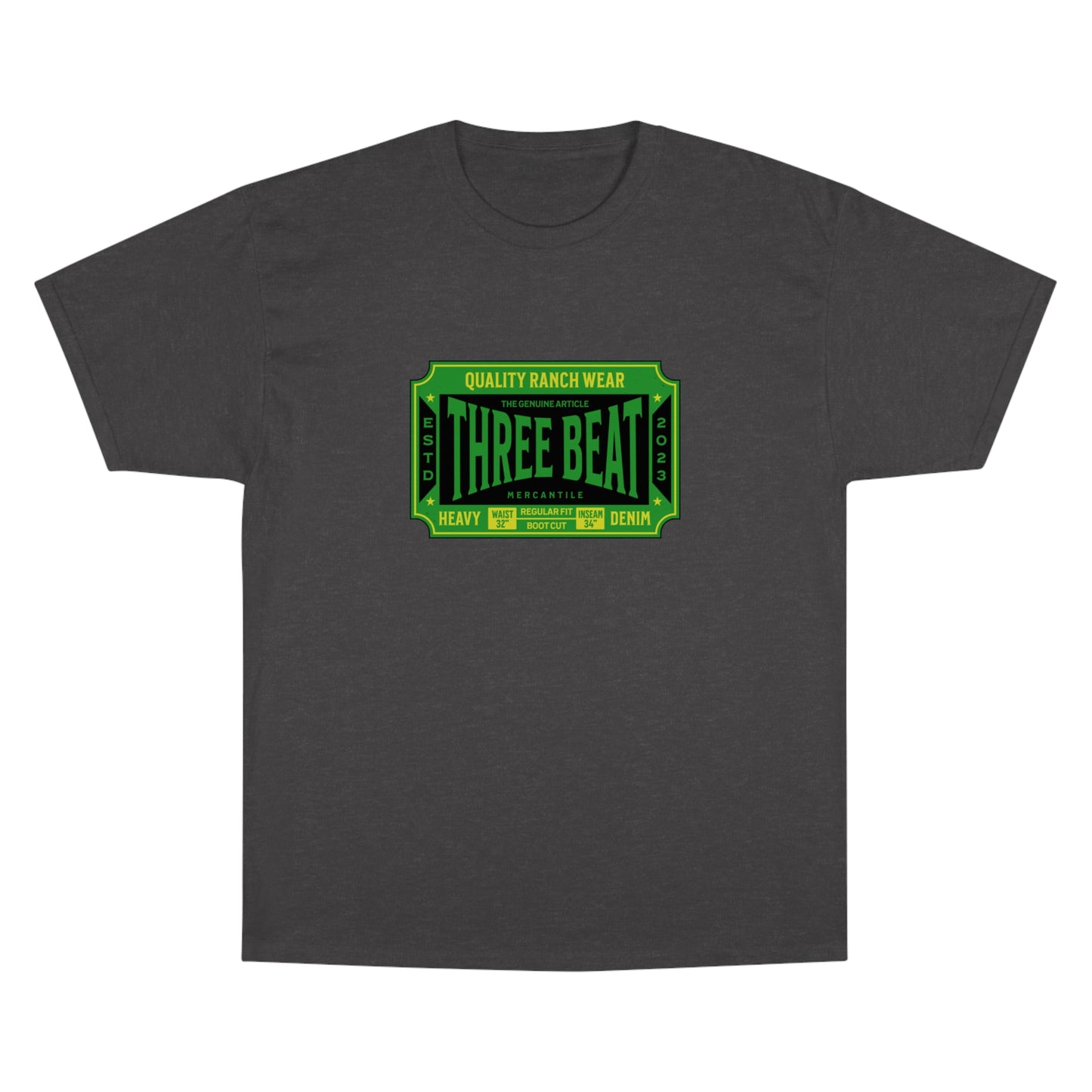 Three Beat Denim Champion T-Shirt