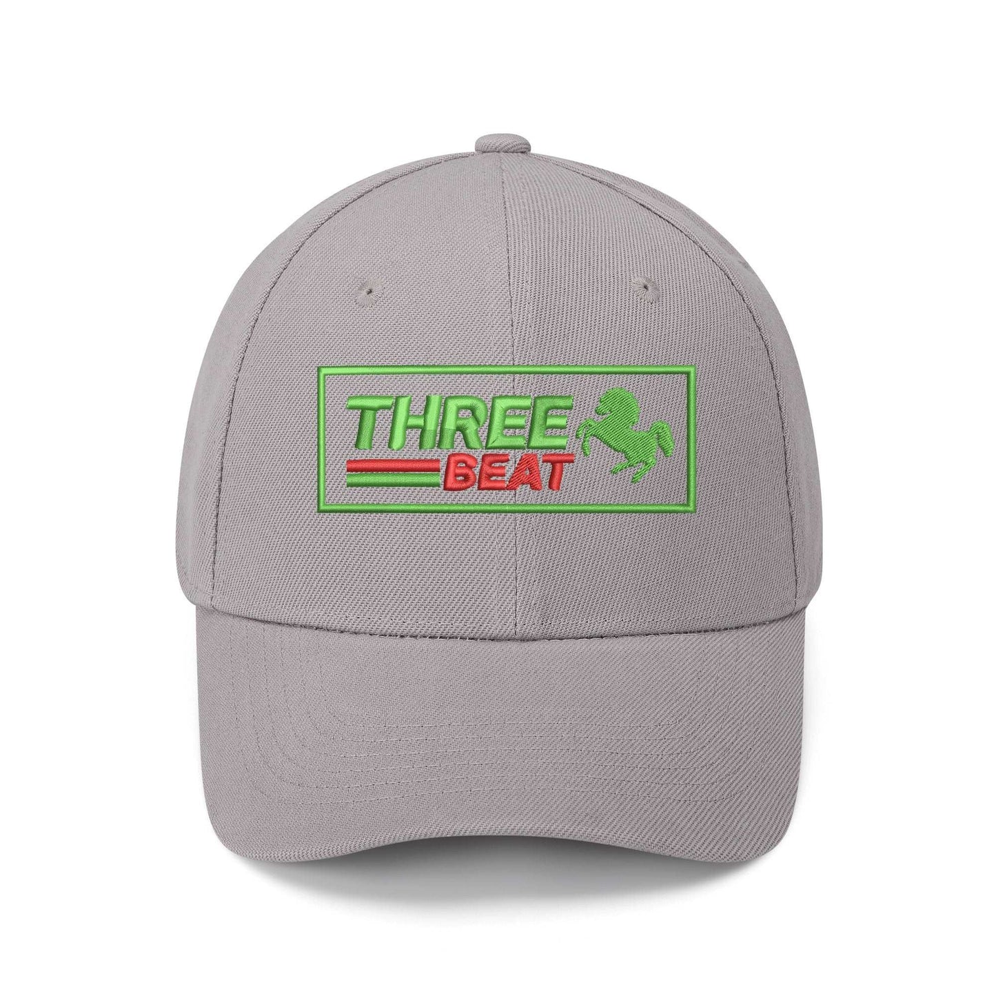 Three Beat  Embroidered Caps
