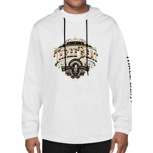 Three Beat Redneck Mens Lightweight  Hoodie