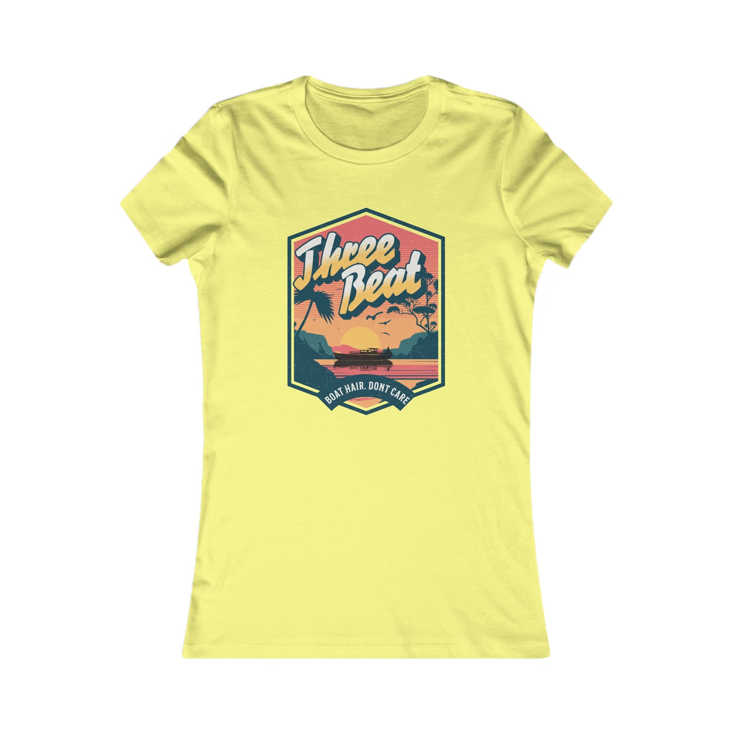 Three Beat Boat Hair Women's Favorite Tee