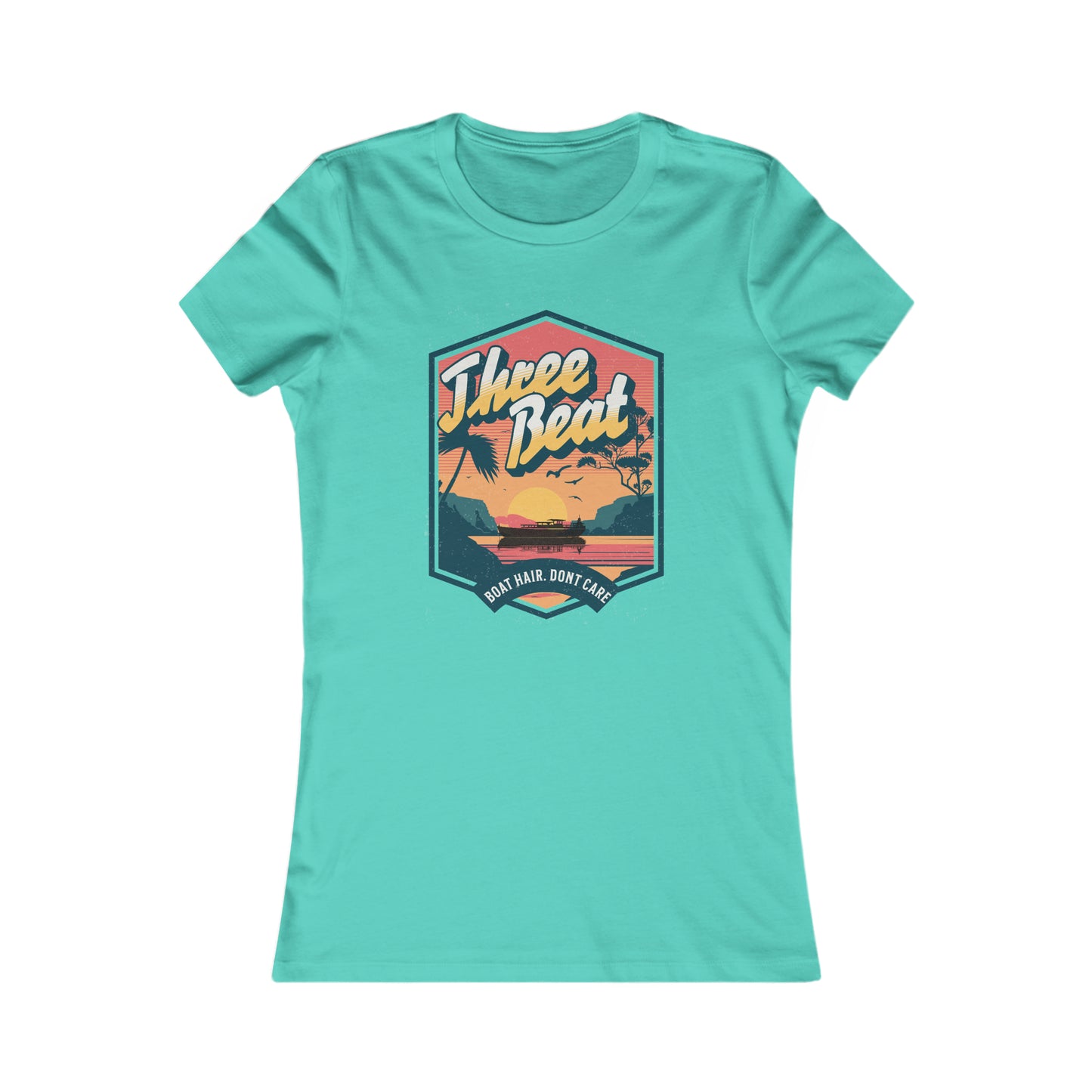 Three Beat Boat Hair Women's Favorite Tee