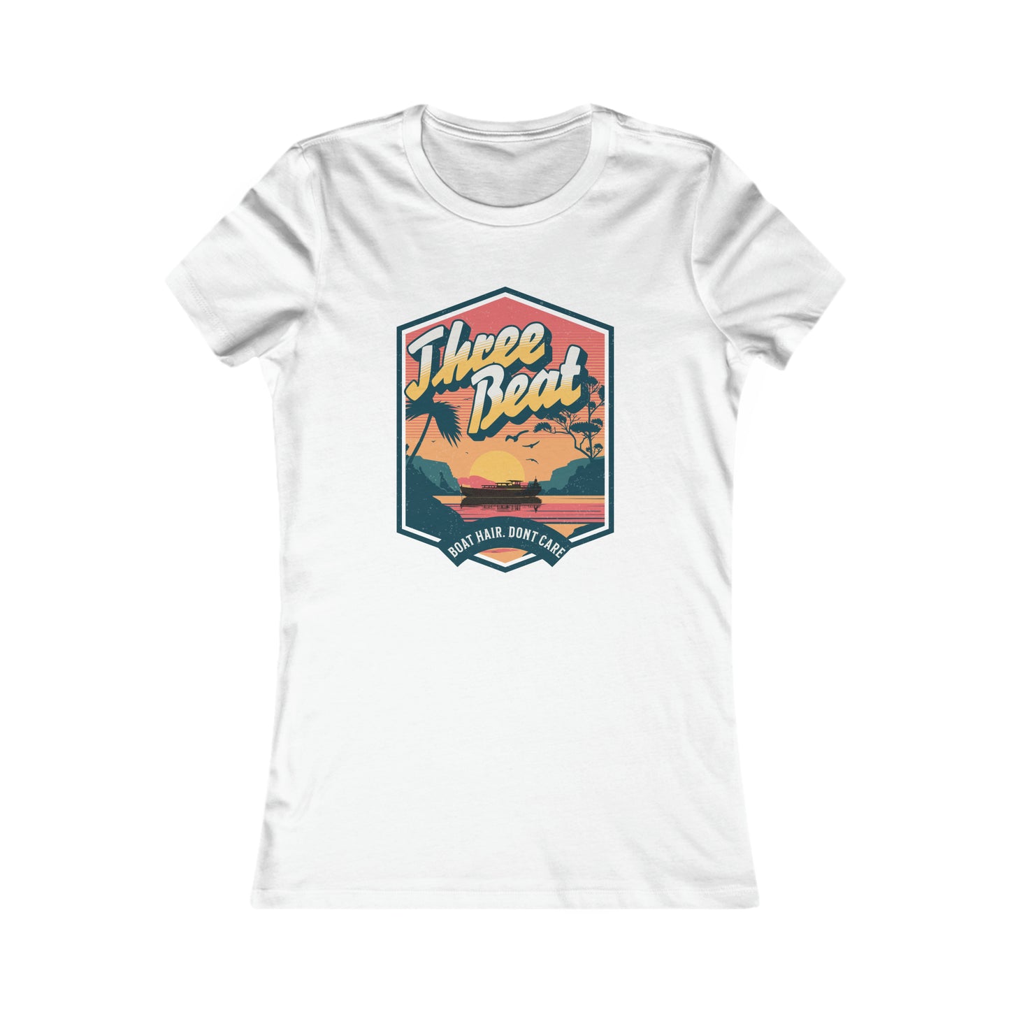 Three Beat Boat Hair Women's Favorite Tee