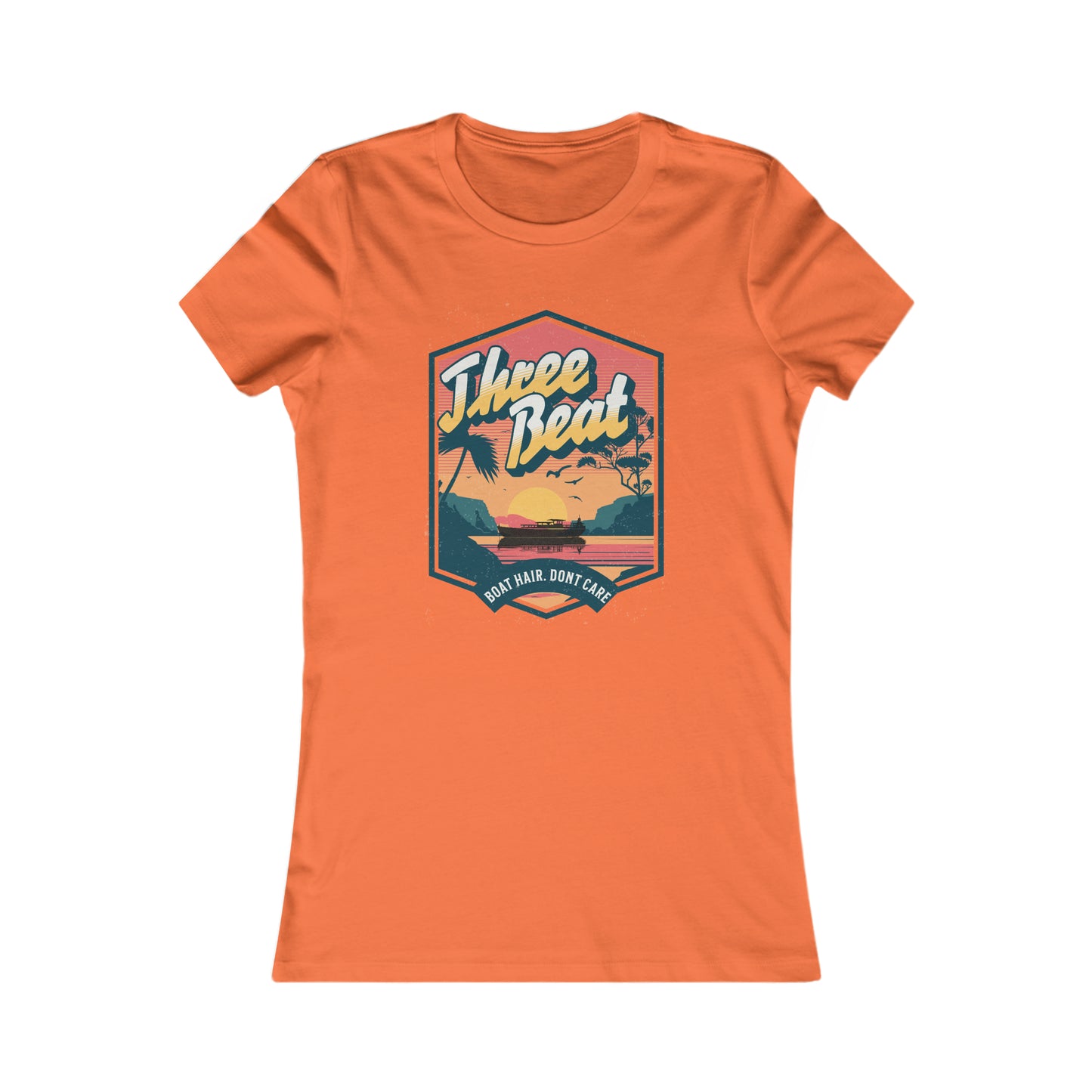 Three Beat Boat Hair Women's Favorite Tee