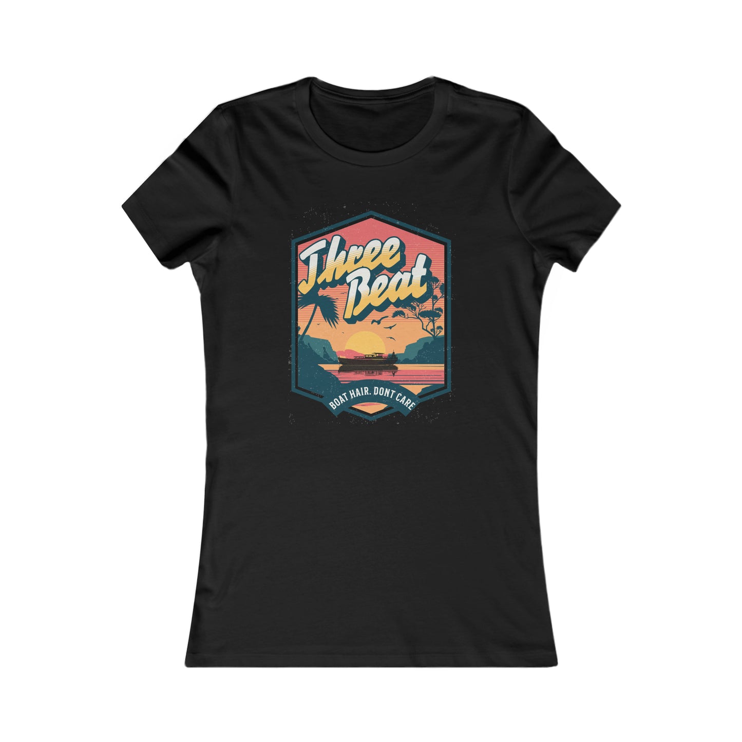 Three Beat Boat Hair Women's Favorite Tee