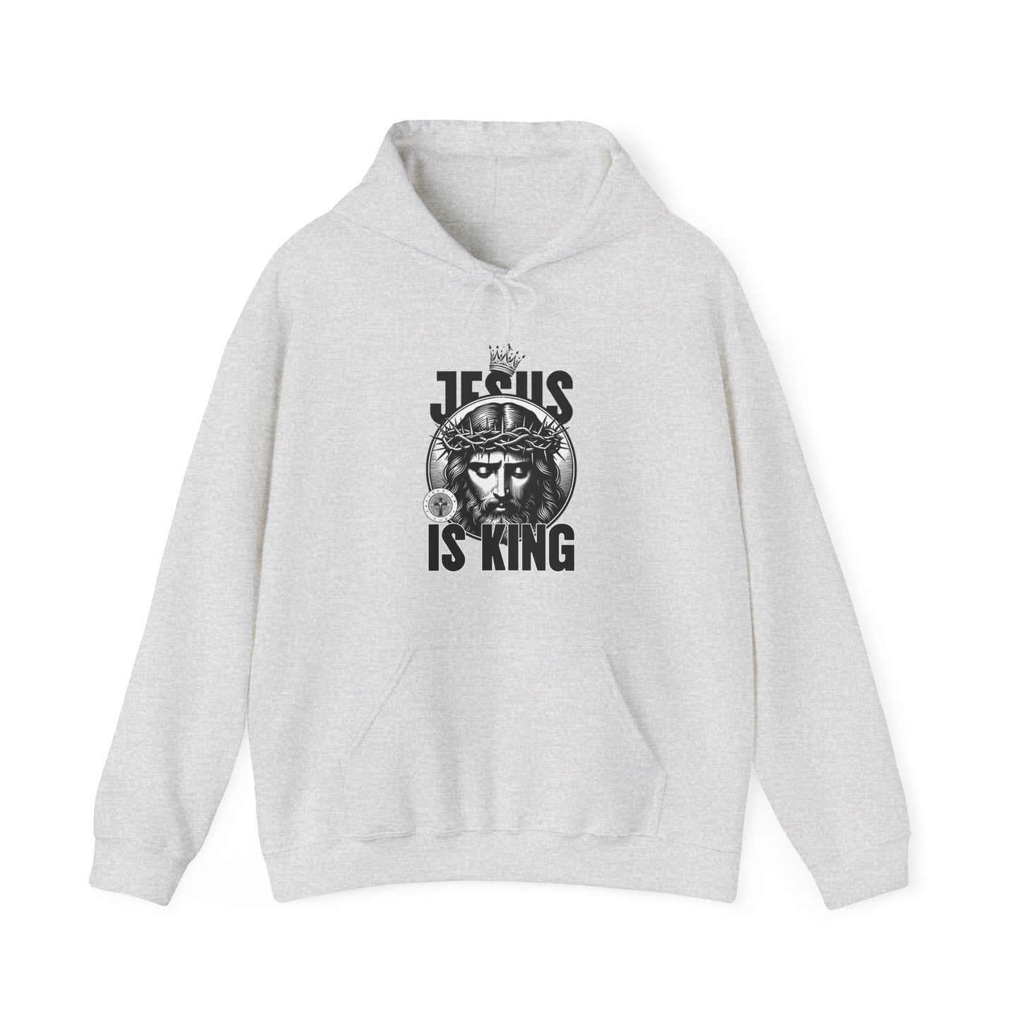 three Beat Jesus Is King Unisex Heavy Blend Hoodie