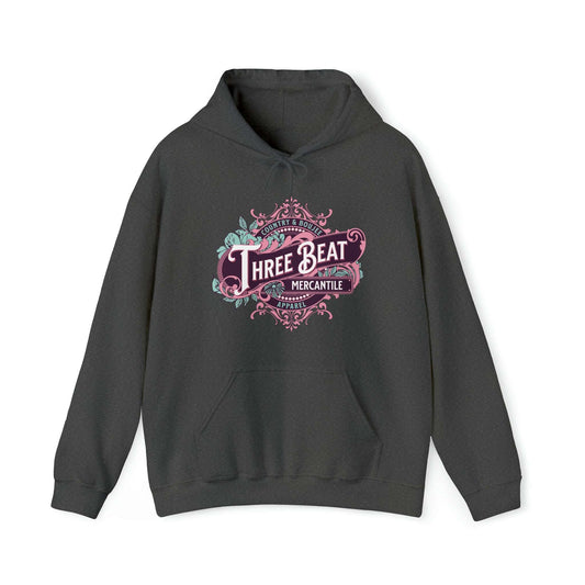 Three Beat Leafy Boujee Unisex Heavy Blend™ Hooded Sweatshirt