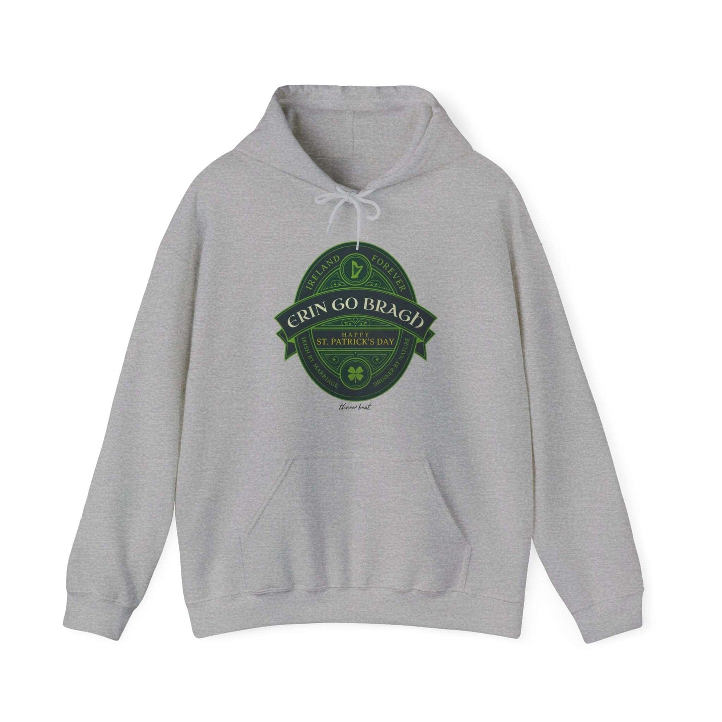 Three Beat Erin Go Bragh Unisex Heavy Blend™ Hooded Sweatshirt