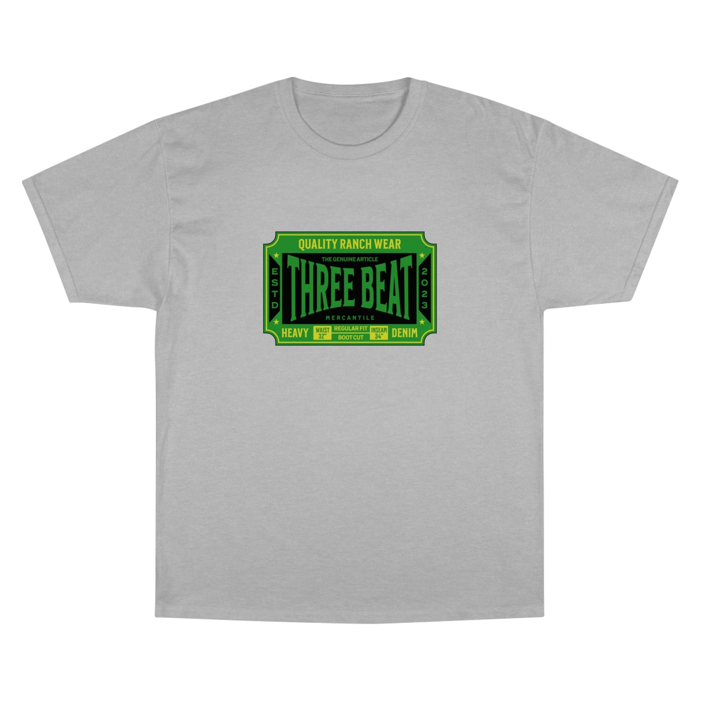 Three Beat Denim Champion T-Shirt