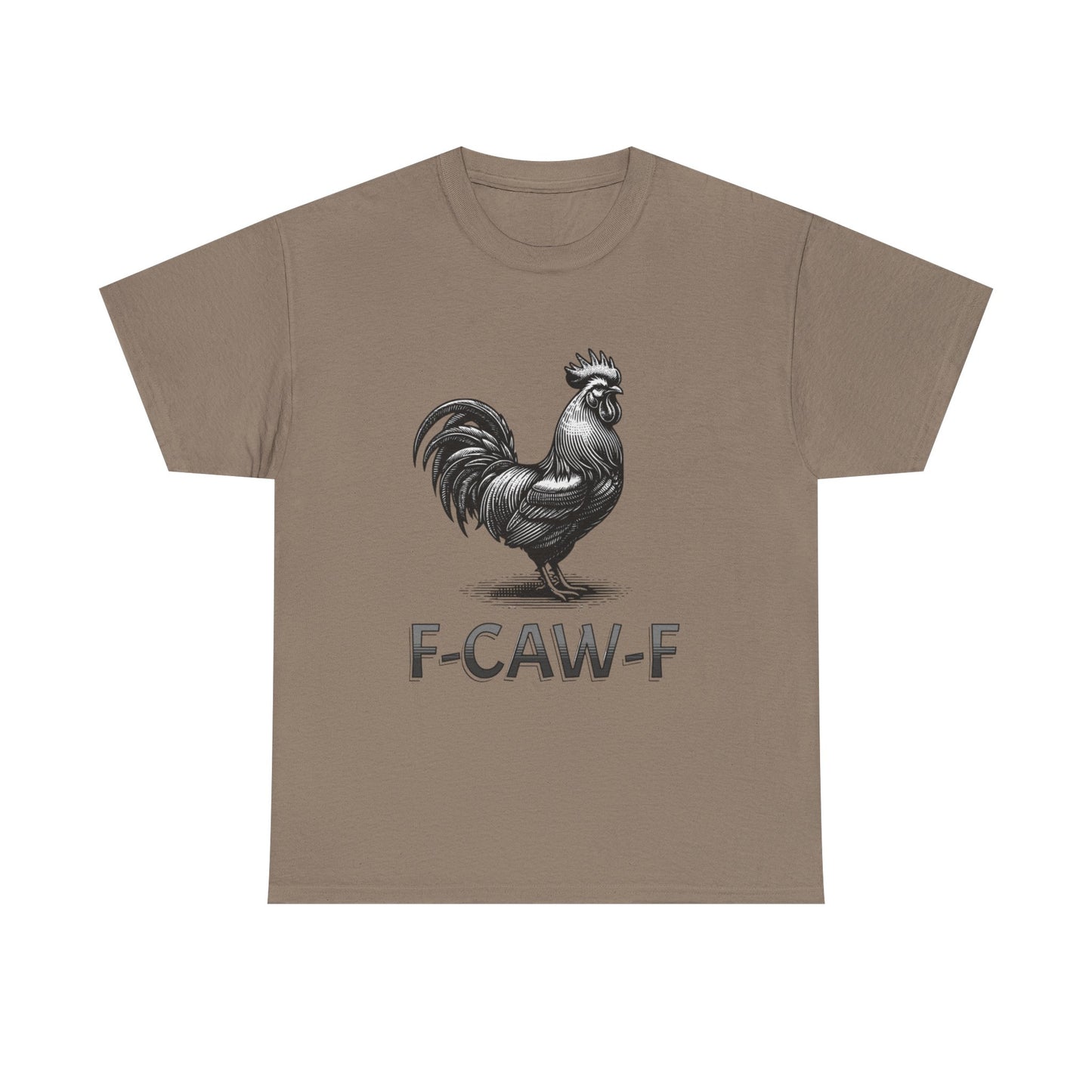 Three Beat Rooster Graphic Tee — Funny Farm Humor T-Shirt