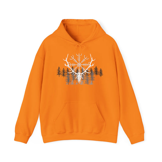 Three Beat Antler Unisex Heavy Blend™ Hooded Sweatshirt