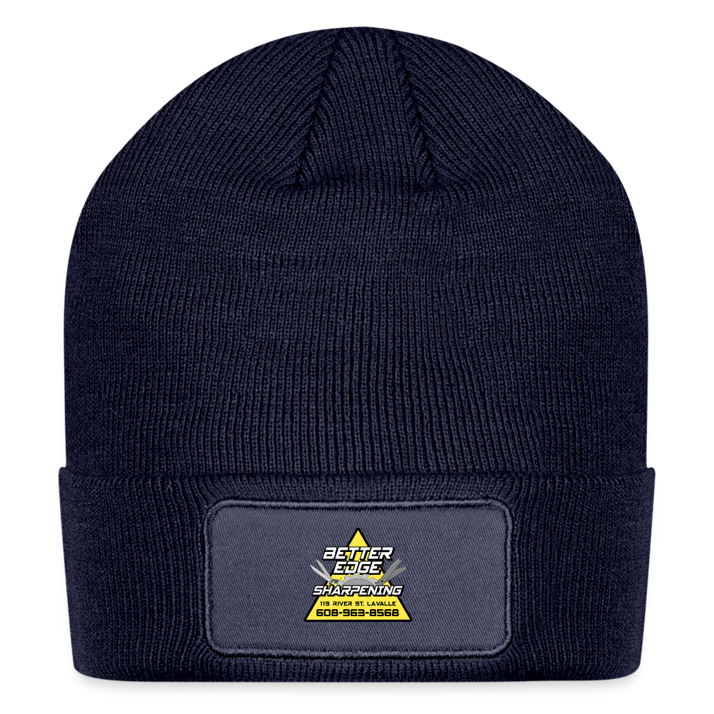 Better Edge Patch Beanie - navy