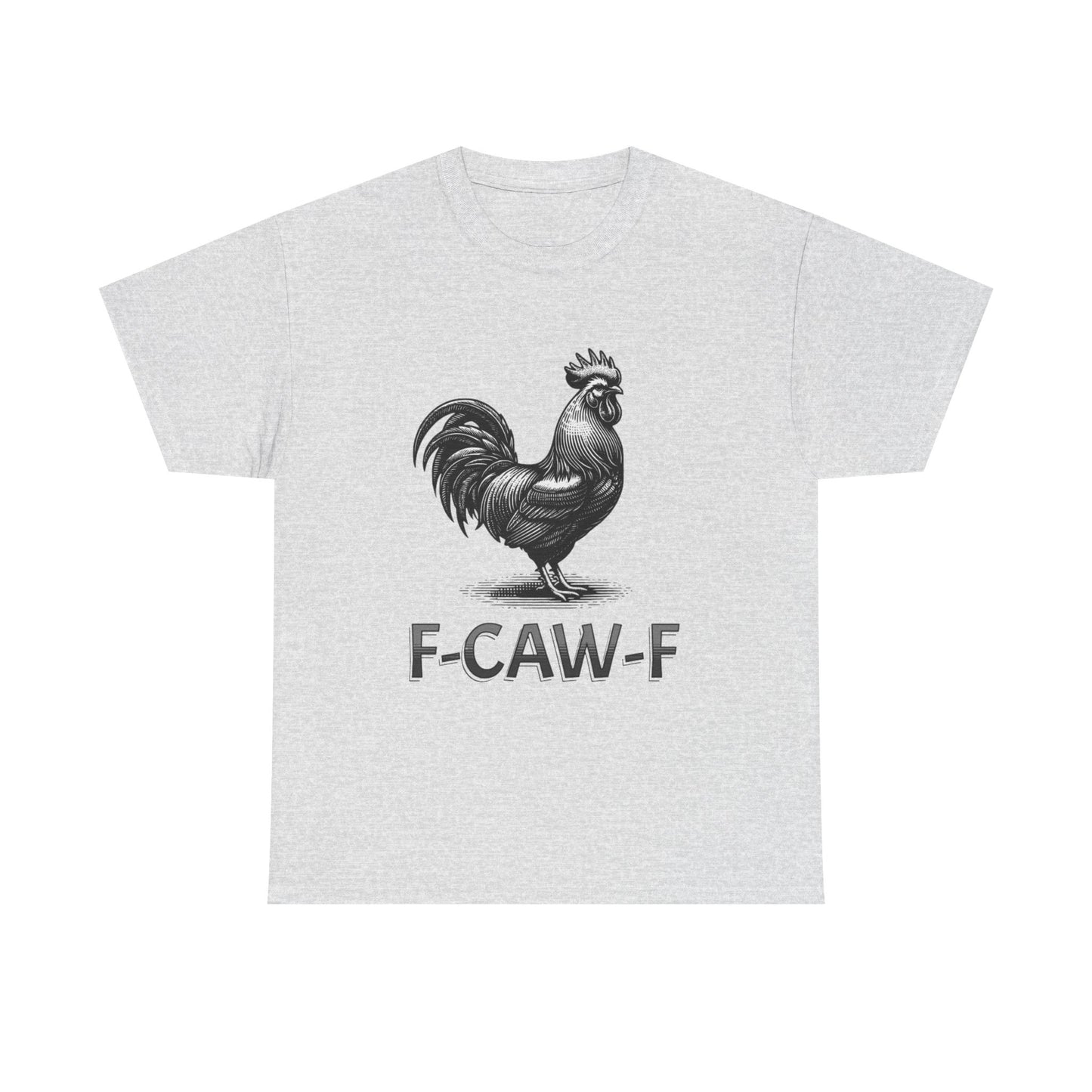Three Beat Rooster Graphic Tee — Funny Farm Humor T-Shirt