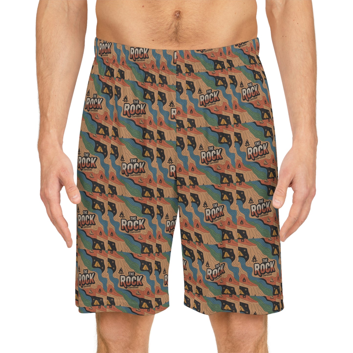 The Rock Retro Basketball Shorts