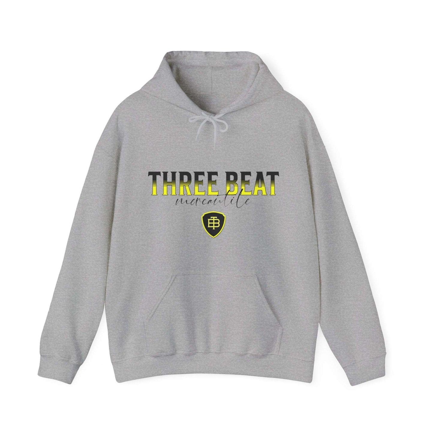 Three Beat Shield Lemon Unisex Heavy Blend™ Hooded Sweatshirt