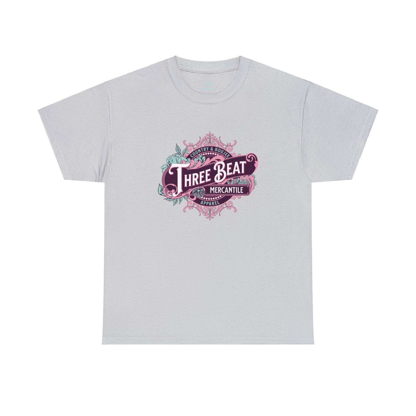 Three Beat Leafy Boujee Unisex Heavy Cotton Tee