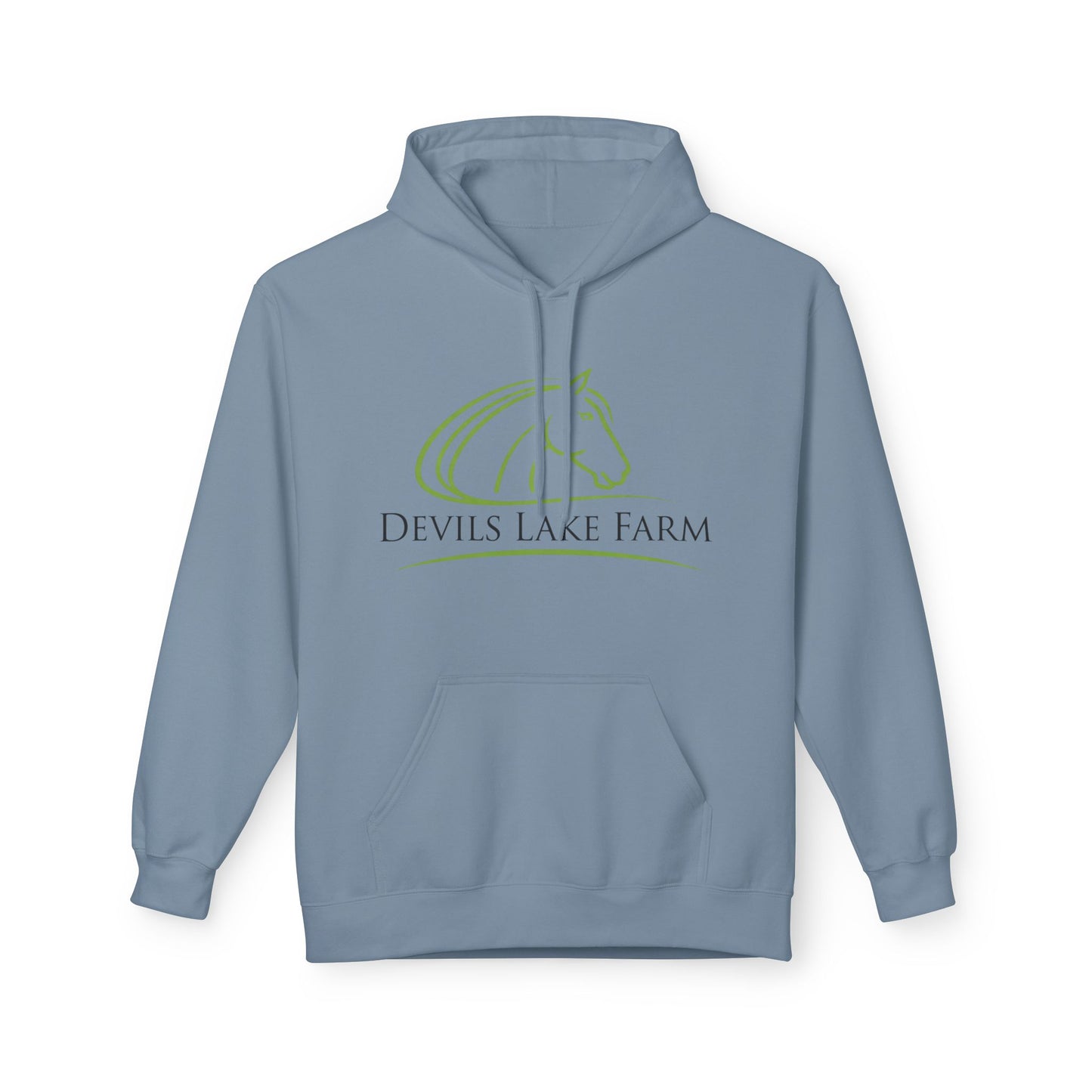 Devils Lake Farm Hoodie — Horse Logo Farmwear Pullover