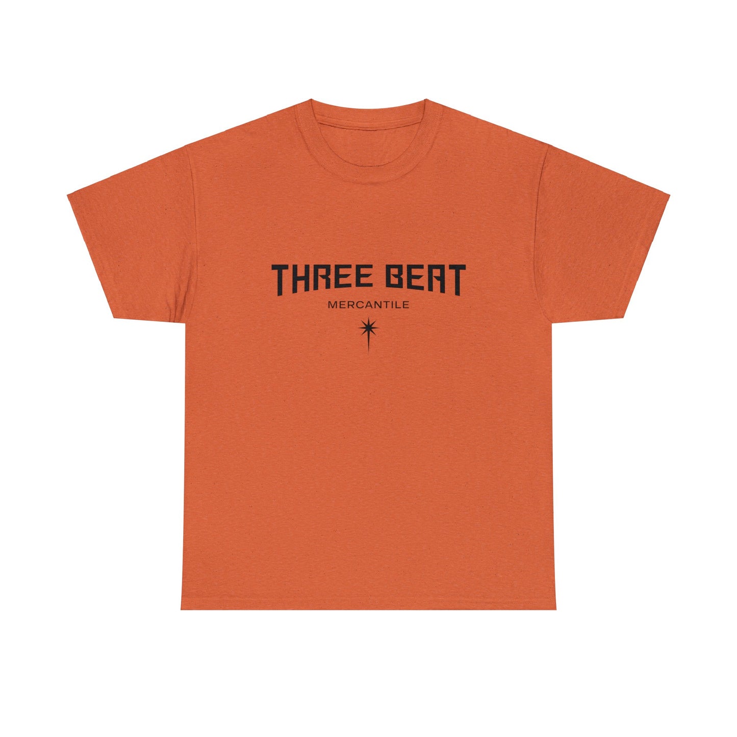 Three Beat Star Unisex Heavy Cotton Tee