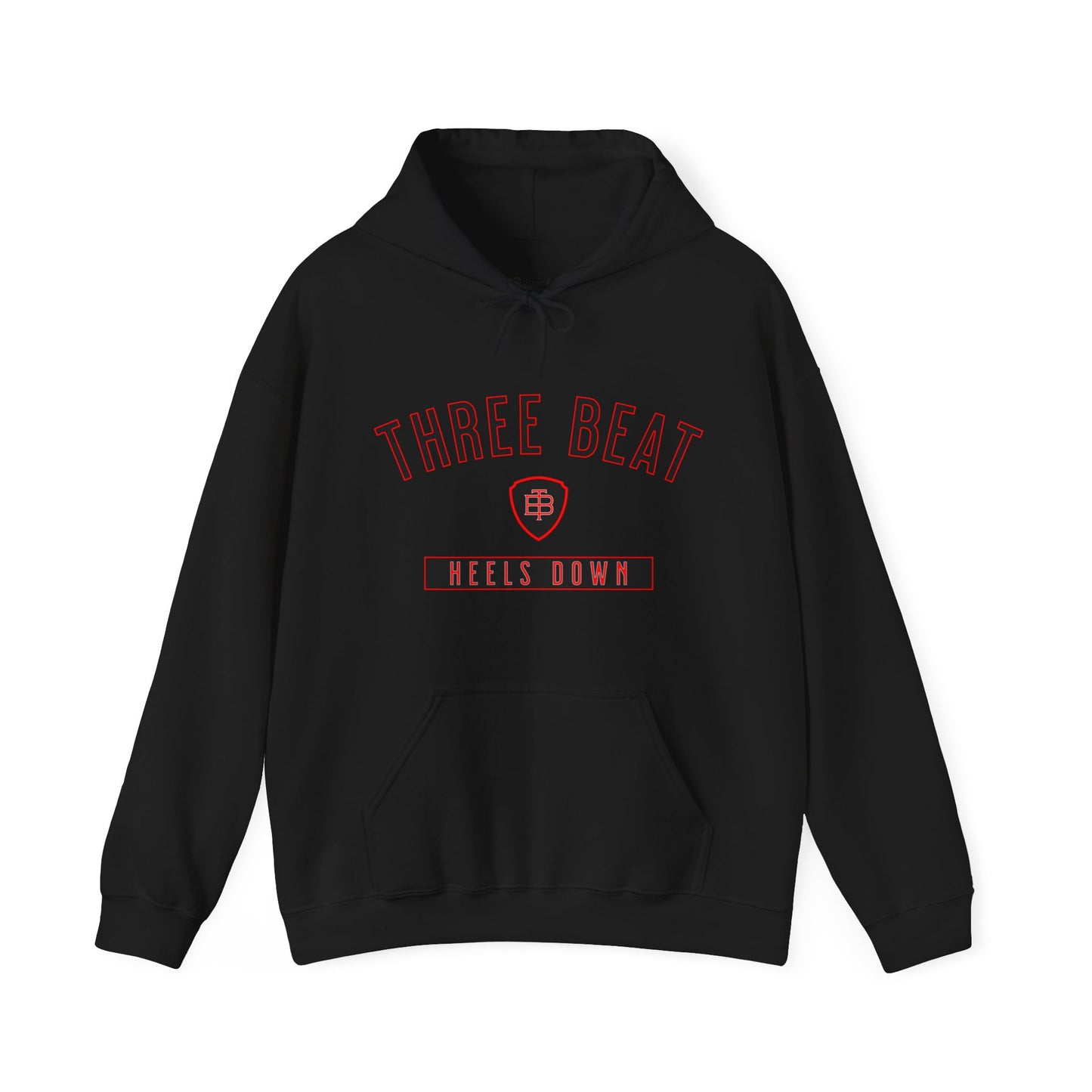 Three Beat Heels Down Unisex Heavy Blend™ Hooded Sweatshirt