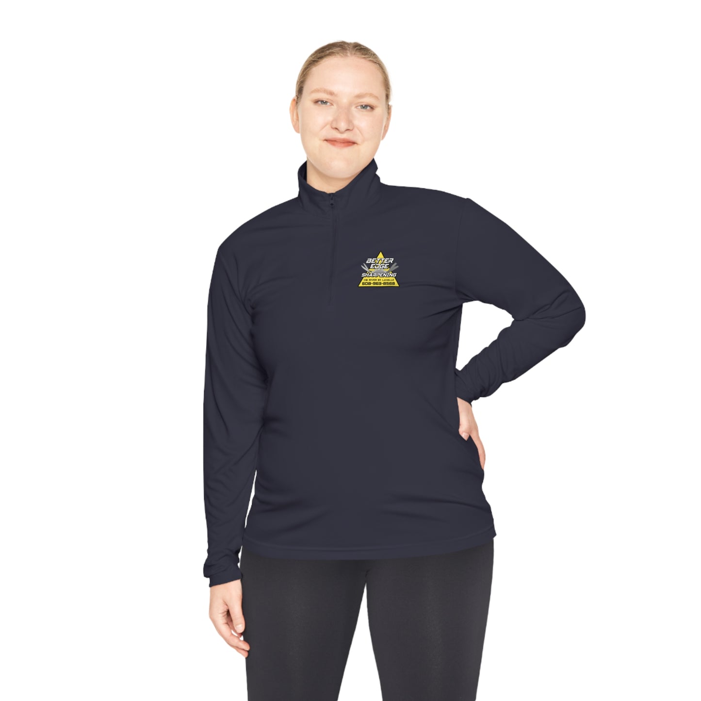 Better Edge Unisex Quarter-Zip Pullover