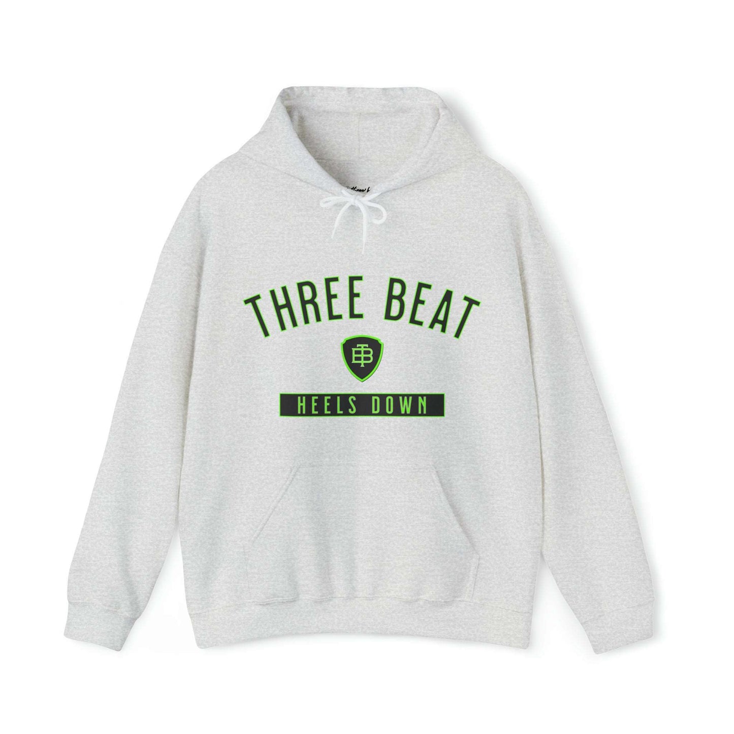 Three Beat Hells Down Lime Unisex Heavy Blend™ Hooded Sweatshirt