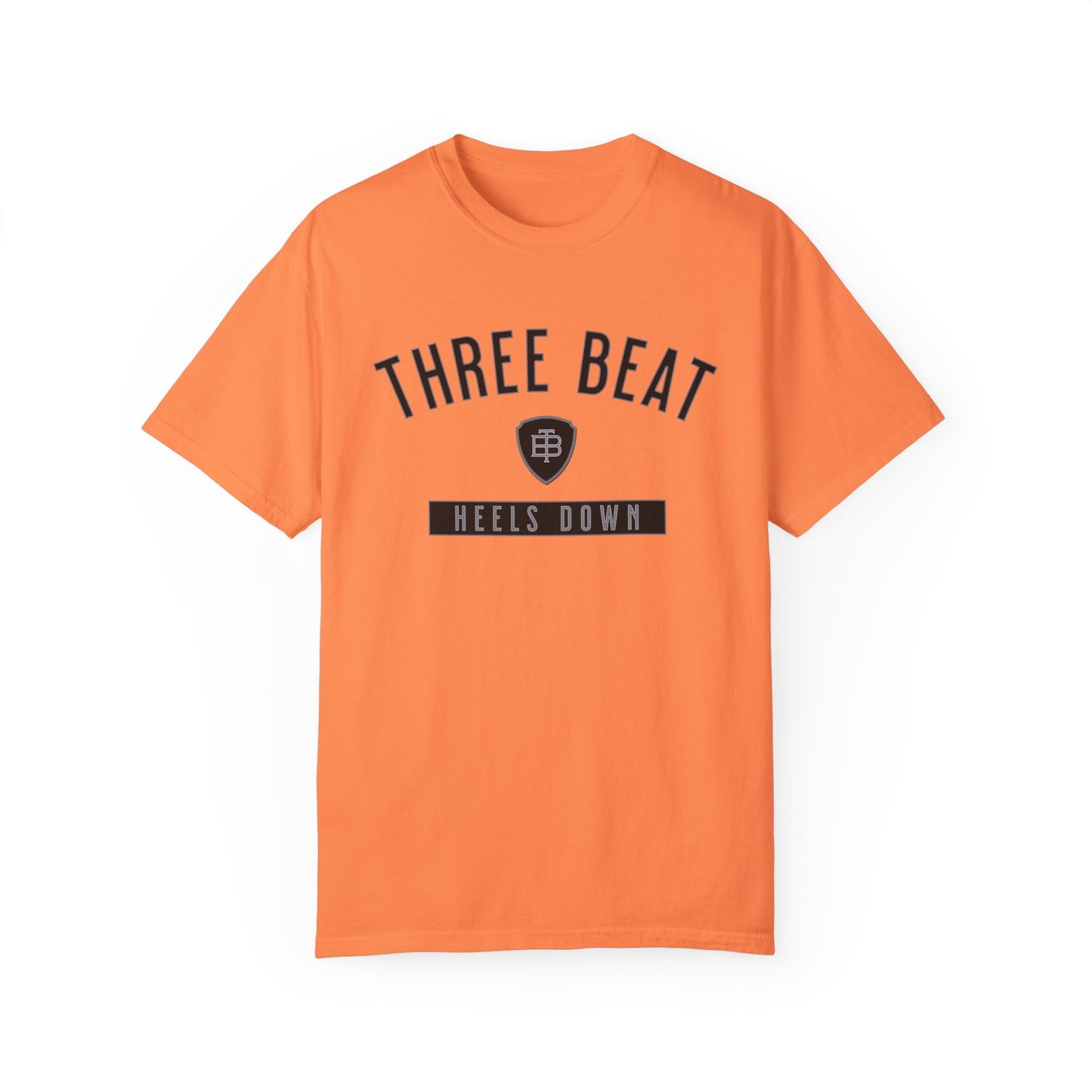 Three Beat Heels Down Unisex Garment-Dyed T-shirt