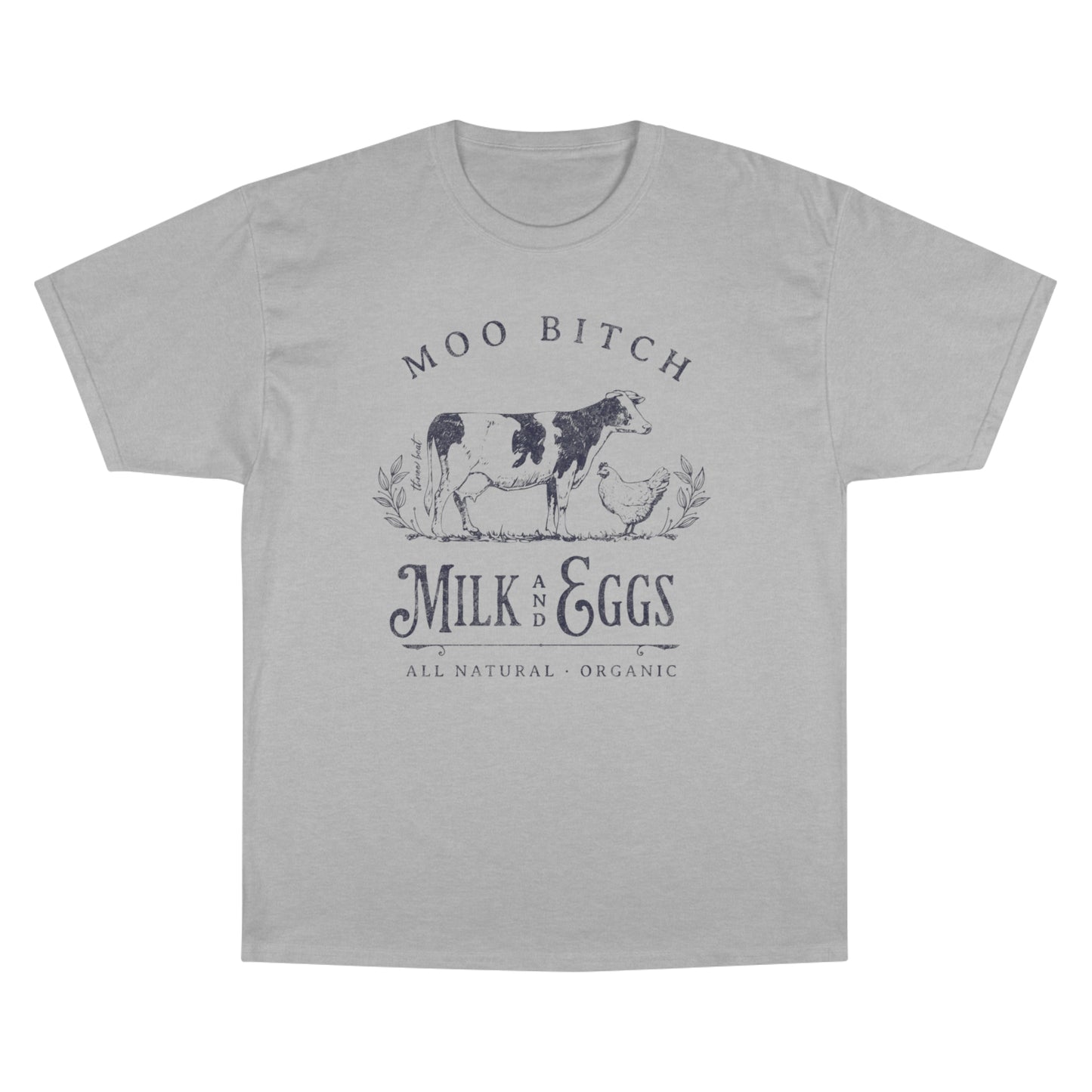 Three Beat Moo Champion T-Shirt