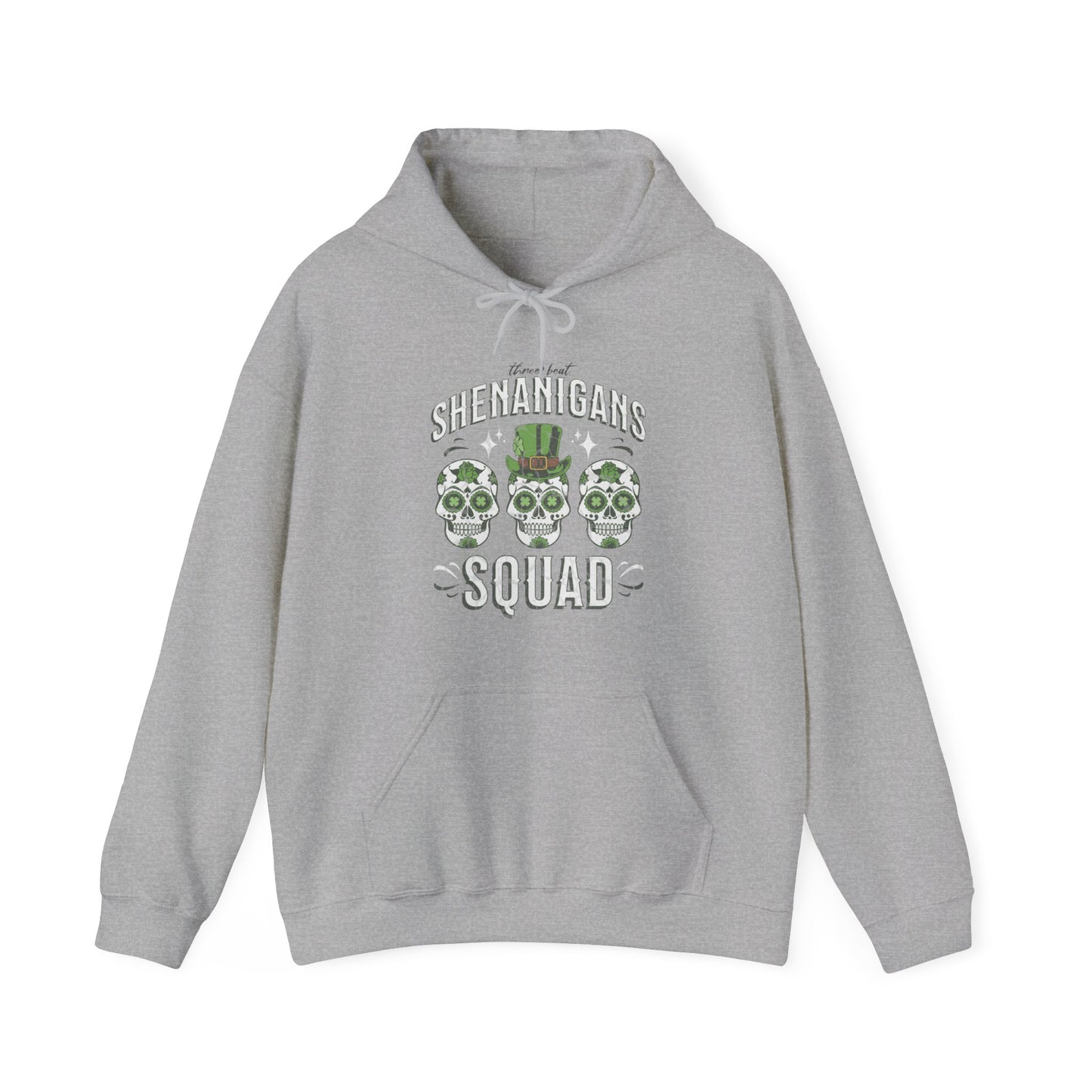 Three Beat Squad Unisex Heavy Blend™ Hooded Sweatshirt
