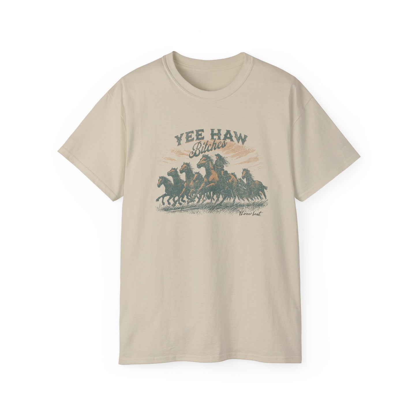 Three Beat Yee Haw Unisex Ultra Cotton Tee