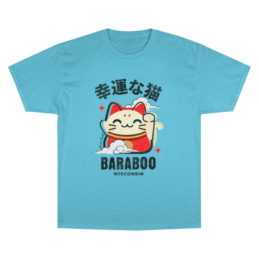 Three Beat Baraboo Kitty Champion T-Shirt