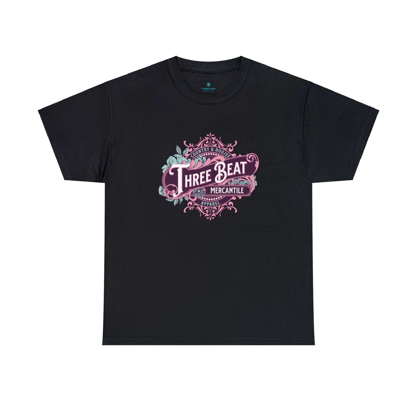 Three Beat Leafy Boujee Unisex Heavy Cotton Tee