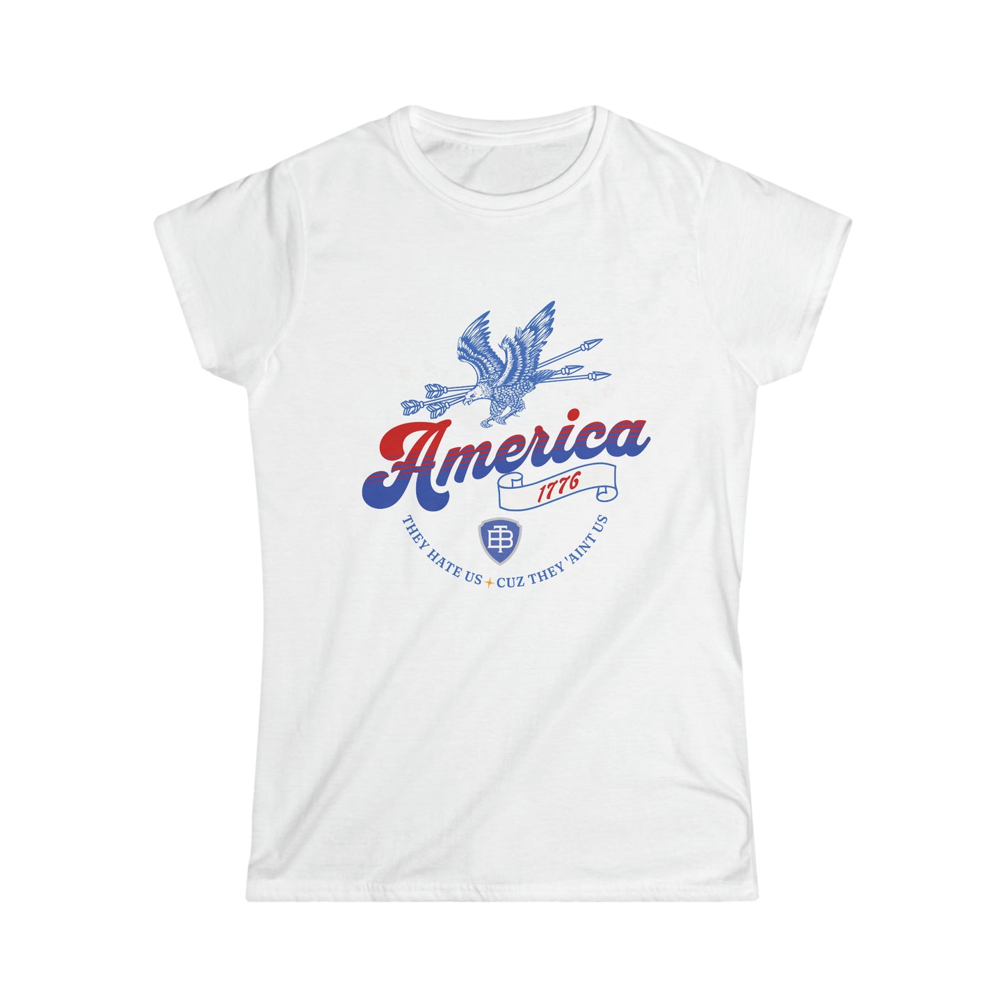 Three Beat Freedom Women's Softstyle Tee