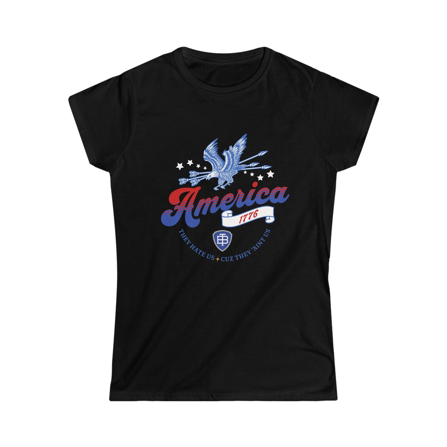 Three Beat Freedom Women's Softstyle Tee