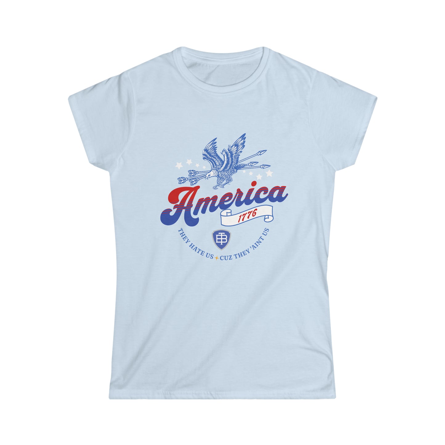 Three Beat Freedom Women's Softstyle Tee