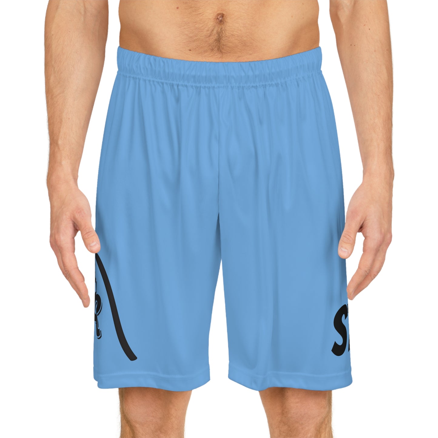 The Rock Staff Light Blue Shorts