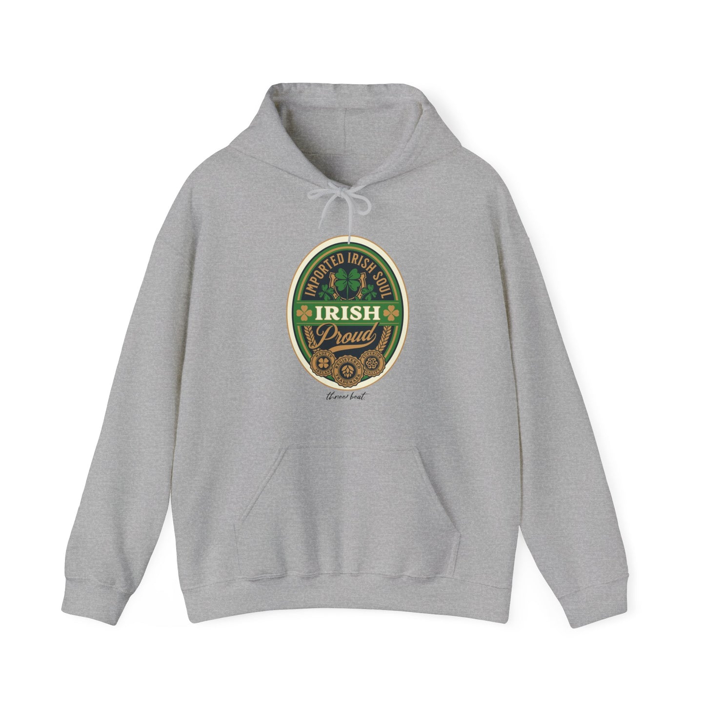 Three Beat Irish Pride Unisex Heavy Blend™ Hooded Sweatshirt