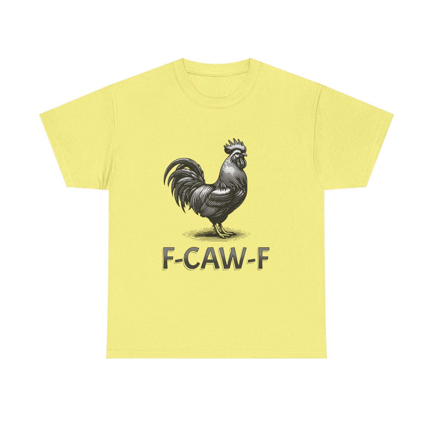 Three Beat Rooster Graphic Tee — Funny Farm Humor T-Shirt